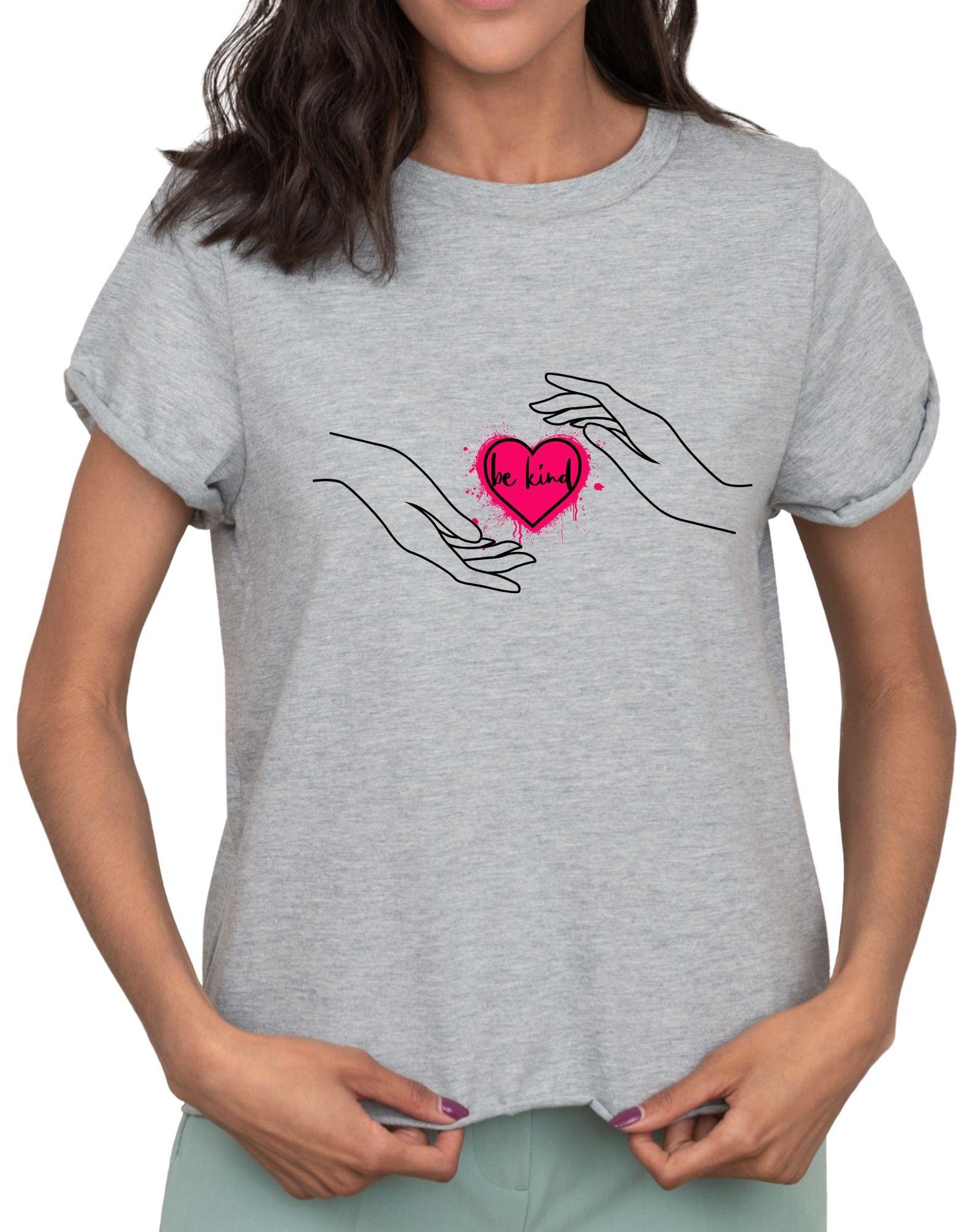 Be Kind Hands Shirt - Inspirational T-Shirt