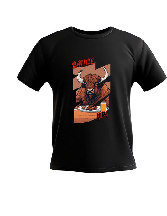 Sauce Up T-Shirt - Chicken Wing Collection Graphic T-Shirt